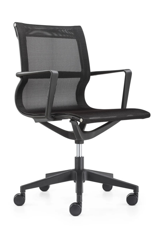 Eurotech Kinetic Mesh Flex Tilter, Black Mesh, 3/4 Front View Eurotech Kinetic Mesh Flex Tilter, Black Mesh, 3/4 Front View